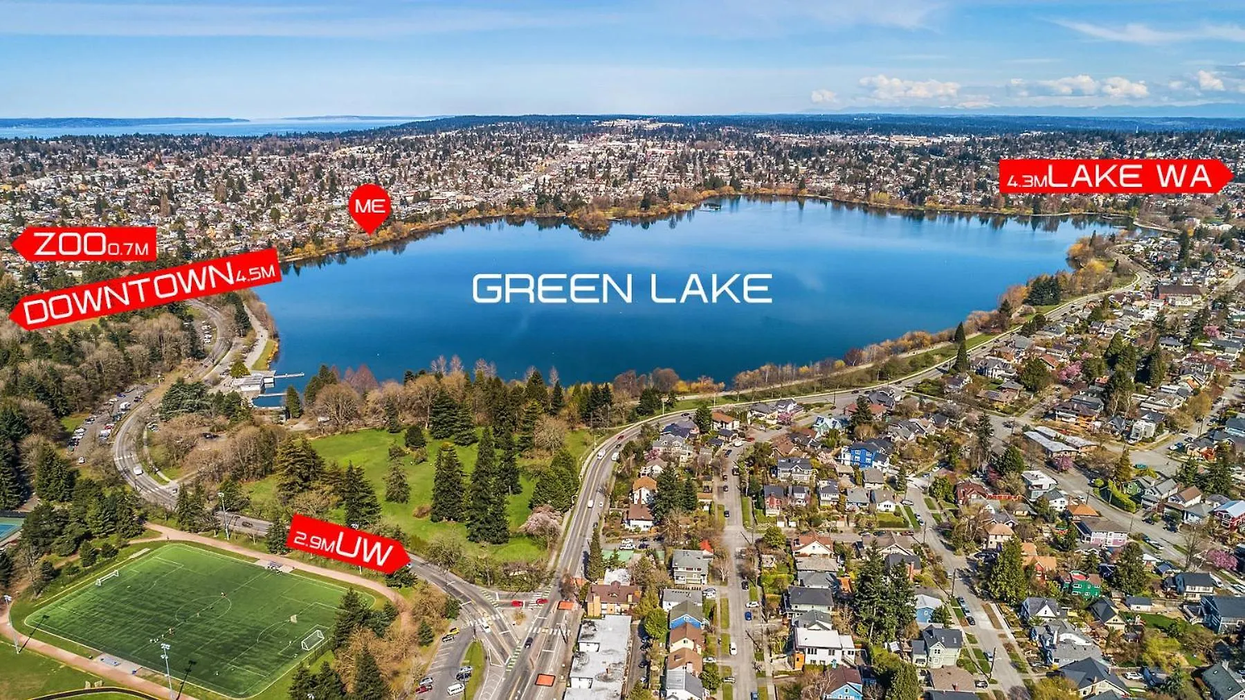 Villa Green Lake 1St Line Home D Full Modern Remodeled Seattle